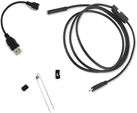 SEADEAR USB endoskop Kamera ile 6 Ayarlanabilir led ışık 2 in 1 Su Geçirmez Borescope Muayene Kamera USB HD Borescope Muayene