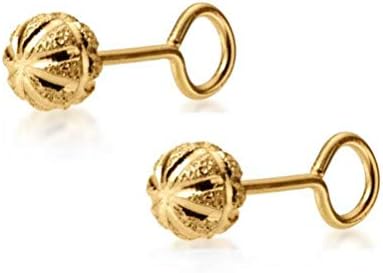TYERY S990 Gümüş Küpe, Kore Buzlu Yuvarlak Top Desen Kulak Kancaları Kız Kalp Küpe Jewelrygold, 925 Gümüş