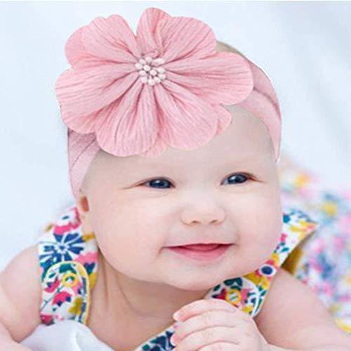 BTBM Bebek Bantlar, bebek Türban Headwrap ile Yay Düğüm Süper Yumuşak Sıkı Elastik, renkli Hairband için Yenidoğan Bebek Bebek
