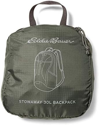 Eddie Bauer Stowaway Packable 30L Paketi, Oniks BİR BOYUT Düzenli
