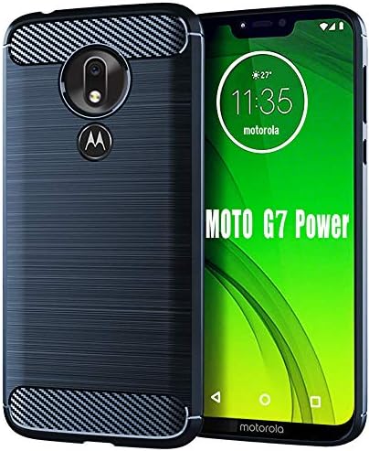 Moto G7 Güç Durumda, Moto G7 Supra Durumda, HNHYGETE Yumuşak Ince Darbeye Anti-Parmak Izi Tam Koruyucu Telefon Kılıfları Motorola