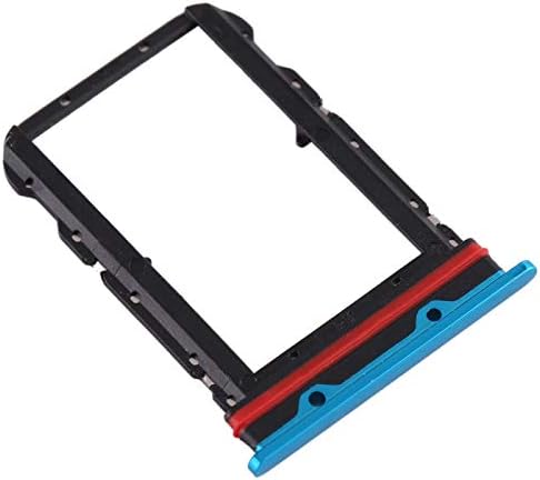 JINParts SIM Kart Tepsi + SIM Kart Tepsi ıçin Uyumlu Xiao mi mi 10 cep telefonu tamir parçaları (Renk: Mavi)