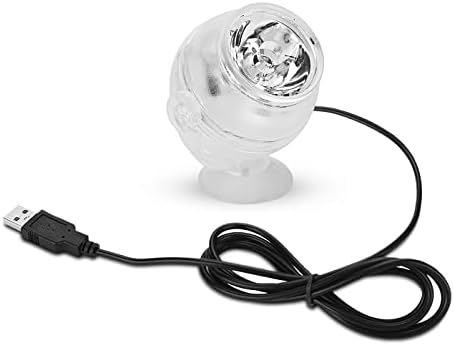 Prettyard su geçirmez dalgıç USB LED akvaryum spot, balık tankı sualtı dekorasyon ışık w/vantuz