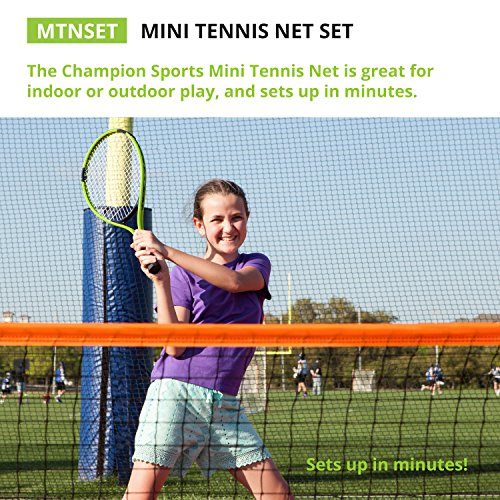 Şampiyon Spor Taşınabilir Tenis Ağı: 10 Ayak Çocuk Mini Tenis Seti ve Atletik Ekipman