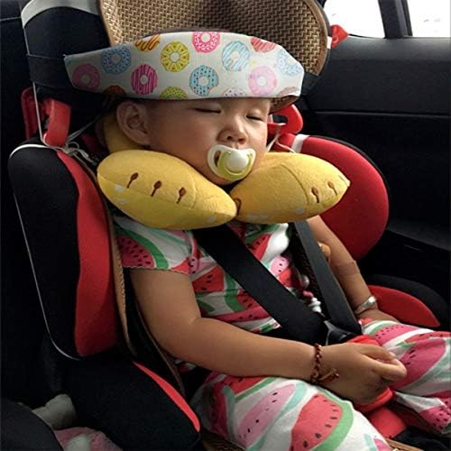 MASO 2 Adet Bebek Araba Koltuğu Baş Desteği, Araba Koltuğu Boyun Kabartma ve Baş Destek Bandı, Toddler Araba Koltuğu / Arabası