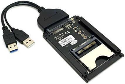 Cablecc SATA 22pin USB 3.0 CFast Kart Adaptörü 2.5 inç sabit disk Kutusu SSD HDD CFast kart okuyucu PC Laptop için