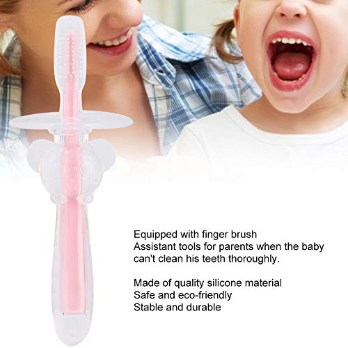 Bebek Diş Fırçası İle Parmak Diş Fırçası Çocuk Çocuk Ağız Bakımı Aracı Bebek Diş Fırçası Yaprak Döken Diş Eğitim Diş Fırçası