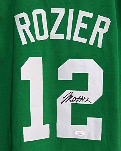 Terry Rozier Boston Celtics İmzalı Yeşil 12 Özel Jersey JSA Tanık COA