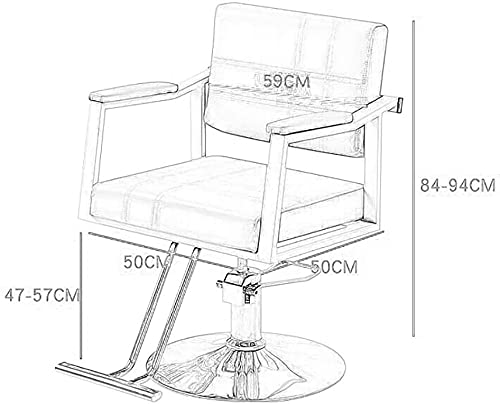 Klasik Şekillendirici Salon Sandalye Saç Kuaförlük Asansör Sandalye Salon Sandalyeler Modern Saç Berber Koltuğu Yüksekliği Ayarlanabilir