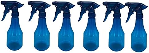 6 - 12 Oz Boş Plastik Sprey Şişeleri Paketi-Mavi Kristal-Saç için Sprey Şişesi-Çok Amaçlı Kullanım-BPA İçermeyen Malzeme-Saç,