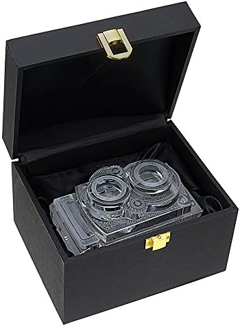 Fotodiox Kristal TLR Kamera Ekran Modeli-4/5 Ölçekli Çoğaltma Rolleiflex 2.8 Kamera ile Zeiss Düzlemsel 80mm Lens; Kağıt Ağırlığı,