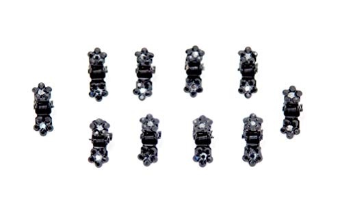 STARGAZER Saç Jaws Pençe Klipler - 5 Adet Mini Çiçek Kristal Rhinestone İnci Metal Dekoratif Tokalar Moda Aksesuarları Seti Kadınlar