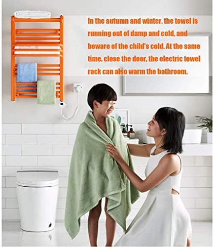 SJSLSJSL havlu ısıtıcı, 300 w / 400 w akıllı elektrikli havlu askısı Kurutma Raf Ev banyo ısıtma havlu askısı