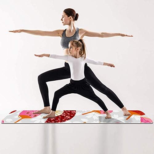 Jessgirl Tüm Amaçlı Yüksek Yoğunluklu Yoga Mat Çevre Dostu Kaymaz Fitness egzersiz matı Yoga, Pilates ve Zemin Egzersizleri Japon