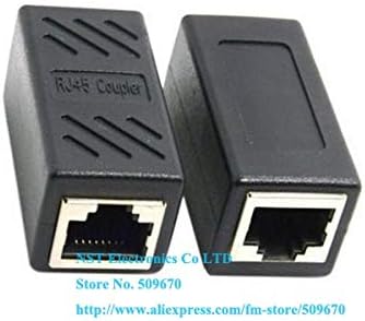 Gimax RJ45 CAT6 Dişi Dişi Lan Contor Ethernet Ağ Kablosu Uzatma Konnektör Adaptörü / / 2 ADET