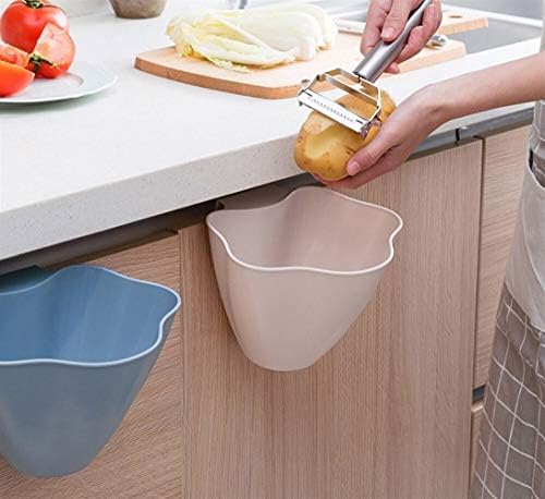 Mutfak ve tuvalet tüketmek için Df ikinci El, mutfak dolabı kapı asılı çöp tenekesi, 2 adet katlanabilir çöp tenekesi, (Renk: