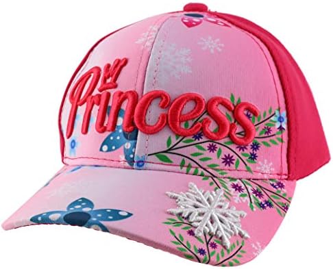Moda Giyim Mağazası Prenses Taç İşlemeli İki Tonlu Çocuk Beyzbol Şapkası