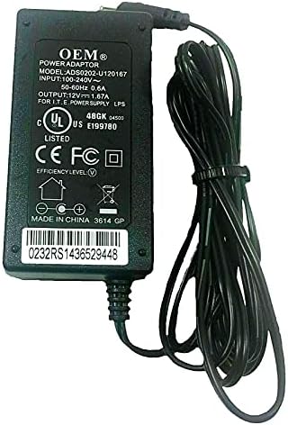 Güç Kablosu ile AT & T Uverse 20w Kablo Kutusu Adaptörü Uyumlu Parça Numaraları: 1010536 2103-30202022R ADS0202-U17