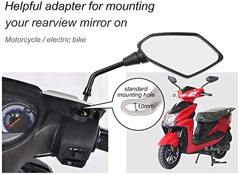 Lixada Motosiklet Ayna Montaj Tutucu Gidon Dikiz Aynası Adaptörü