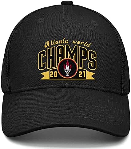 2021 Atlanta Dünya Serisi Champs Ayarlanabilir Açık Su yıkama Şapka Erkekler Kadınlar için Retro baba şapkası Beyzbol Hayranları