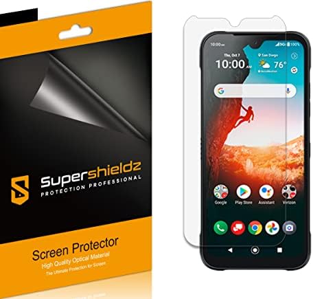 (6 Paket) Supershieldz Kyocera DuraSport 5G UW Ekran Koruyucu için Tasarlanmış, Yüksek Çözünürlüklü Şeffaf Kalkan (PET)