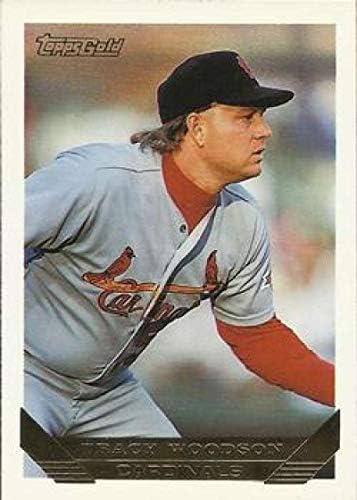 1993 Topps Altın Beyzbol 457 Tracy Woodson St. Louis Cardinals Topps Şirketinden Resmi MLB Ticaret Kartı