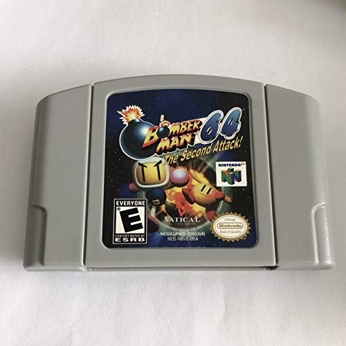 Bomberman 64: İkinci Saldırı! - Nintendo 64 N64 video oyun kartuşu Konsolu ABD Versiyonu