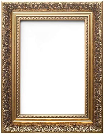 Bellek Kutusu Fransız Barok Tarzı Süslü Süpürüldü Antik Stil Resim/Fotoğraf/Poster Çerçevesi Perspex Levha Kalıplama ile 58mm