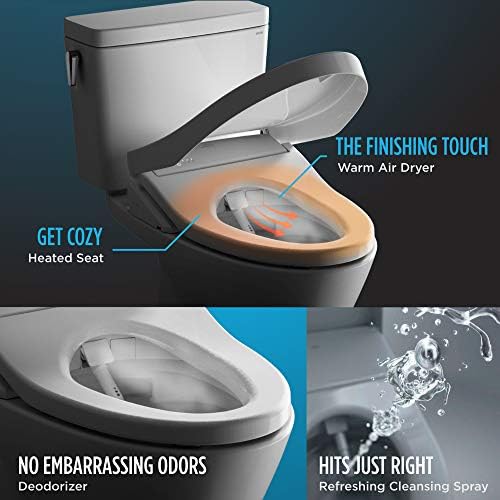 TOTO SW3036 01 K300 Elektronik Bide Tuvalet Temizliği, Anlık Su, PREMİST, Koku Giderici, Sıcak Hava Kurutucu ve Isıtmalı Koltuk,