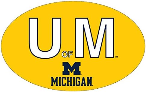 Michigan Wolverines Oval Blok Harf Mıknatısı-Michigan Üniversitesi- için Yeni