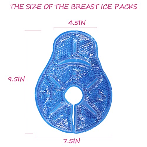 Göğüs Paketi Göğüs Jeli Paketi - Göğüs buz Paketi veya Emzirme ısıtma yastığı olarak kullanın Göğüs Ameliyatı Sonrası İyileşme