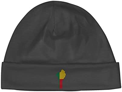 Benin Bayrak Mens & Womens ışık Esnek Yetişkin Örgü Şapka