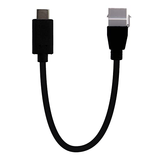 MOTONG USB 3.1 C için USB 3.1 C Kablosu, tip C Erkek Tipi C Kadın Paneli Dağı Ekle Keystone şarj kablosu kablosu için Dizüstü