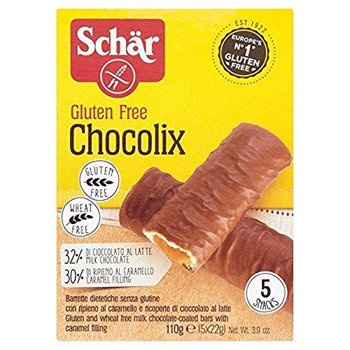 Schar Glutensiz Çikolata 110 g (5x22 g), 3,9 oz