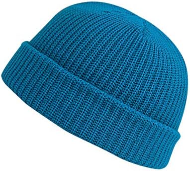Erkekler Kadınlar için moda şapkaları Güz, Unisex Moda Sıcak Kış Rahat Örme Şapka Düz Renk Tüm Maç Kalın Şapka