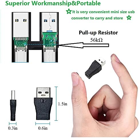 USB C Dişi USB 3.0 Erkek Adaptör 2 Paket,A Tipi Şarj Kablosu Adaptörü iPhone 11 12 Mini Pro Max,iPad 2020,Samsung Galaxy Note