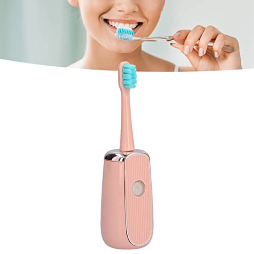 Powered Diş Fırçası, IPX7 Su Geçirmez Diş Fırçası 3 Mod Çocuklar için Yetişkinler için Asılabilir (pembe)