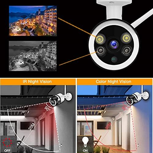 HGVVNM 1080 P HD İP Kamera Gözetim Kablosuz WİFİ Kamera Güvenlik CCTV Kontrol Gece Görüş İki Yönlü Ses siren alarmı