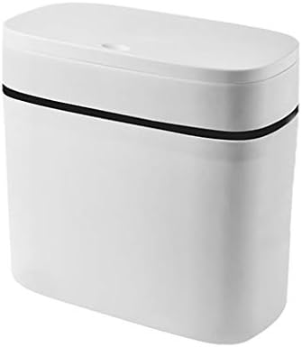 GYZCZX 12L çöp tenekesi Ev Banyo Mutfak çöp kovaları Basın Tipi çöp torbası Tutucu çöp kutusu Tuvalet Su Geçirmez Dar Dikiş (Boyut: