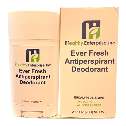 Doğal Deodorant Antiperspirant Ever Fresh / Kadınlar ve Erkekler için Doğal Deodorant, Paraben, Ftalat ve Talk içermeyen Alüminyum