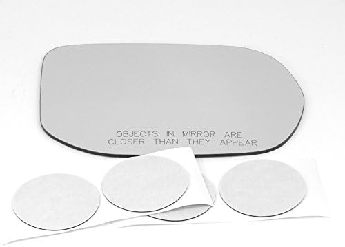 06-11 Civic uyar (Hibrid Sadece) Dışbükey, Sağ Yolcu Yan Ayna Cam Lens w/o Destek Plakası. Yapıştırıcı ile birlikte gelir, ABD.