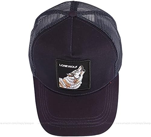 Hayvan örgü kamyon şoförü şapkası beyzbol şapkası Unisex Ayarlanabilir Pamuk baba şapka Amerikan Bayrağı Amerikan şapka