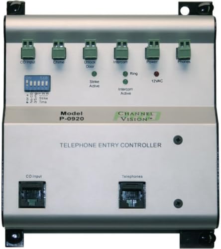 Kanal Görüşlü Telefon Giriş Kontrolörü, 1 Kapılı (P-0920)