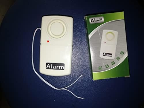 BESTHOMEOK Tel Kopma Alarmı Çok Amaçlı Makaleler Hırsız Alarmı Dış mekan teli Kopma Alarmı (110-220V Güç Kaynağı, Pil yok)