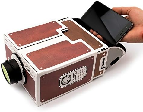 Yorkshire Taşınabilir DIY Karton Akıllı Telefon Projektörü, Bir Kutuda Akıllı Telefon Sineması, Tüm Telefonlara Uyar.