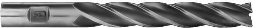 F & D Tool Company 18992-XL918 Çoklu Flüt Kare Burun Frezesi, Tek Uçlu, Ekstra Uzun, Birinci Sınıf Kobalt Çelik, 1/2 Değirmen