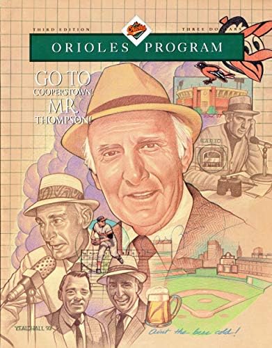 Cal Ripken Jr. İmzalı Baltimore Orioles Programı ( JSA) - İmzalı MLB Dergileri