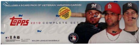 MLB 2010 Topps MLB Fabrika Seti-Perakende (661 kart)