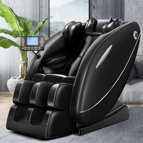 FGC wqm-masaj koltuğu, masaj koltukları tam vücut ve koltuk, kol dayama kısayol tuşları, SL track, Bluetooth, hava yastığı (siyah)