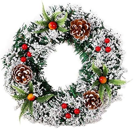 WODEJIA Duvar Asılı Noel Çelenk Dekorasyon Noel Partisi için Kapı Çelenk Süs Noel Ev Kolye Tatil Aksesuarları 3, Şenlikli Çelenk